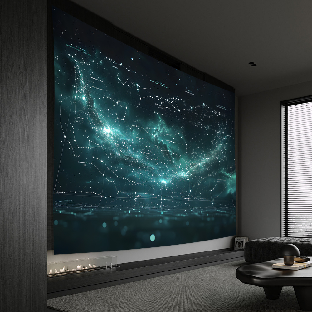 Home Office Background - Starry Night Backdrop Cloth - Perfect