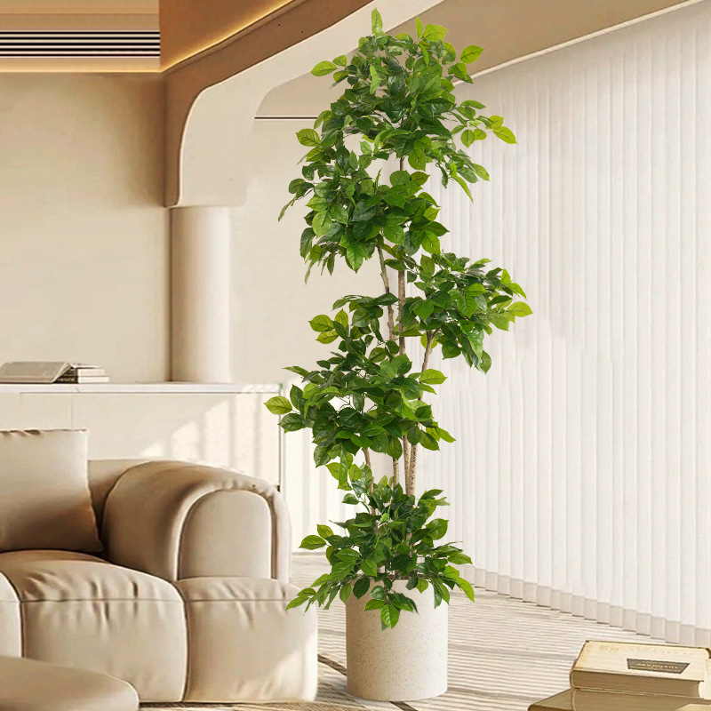 Home Office Word - 2-78in Large Fake Plants Artificial Happy