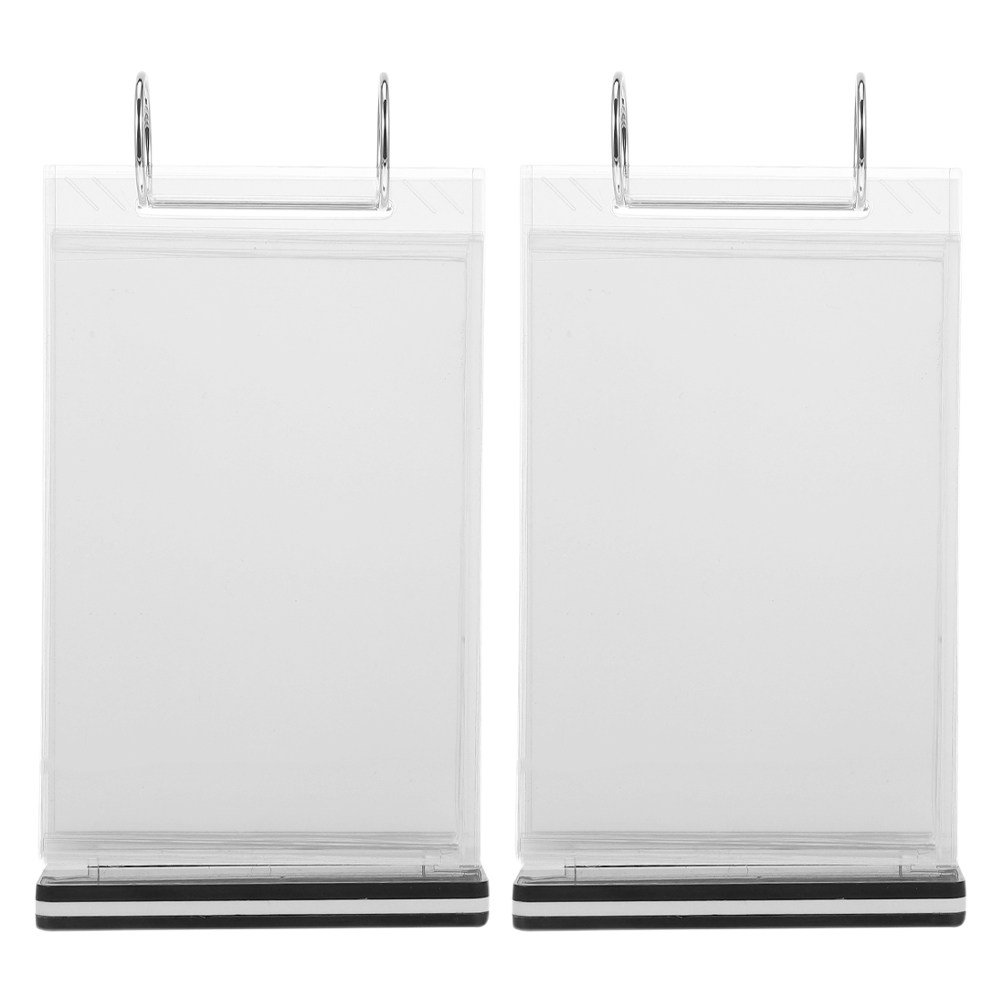 Document Holder Stand - 2Pcs Freestanding Flip Menu Stand Contemporary