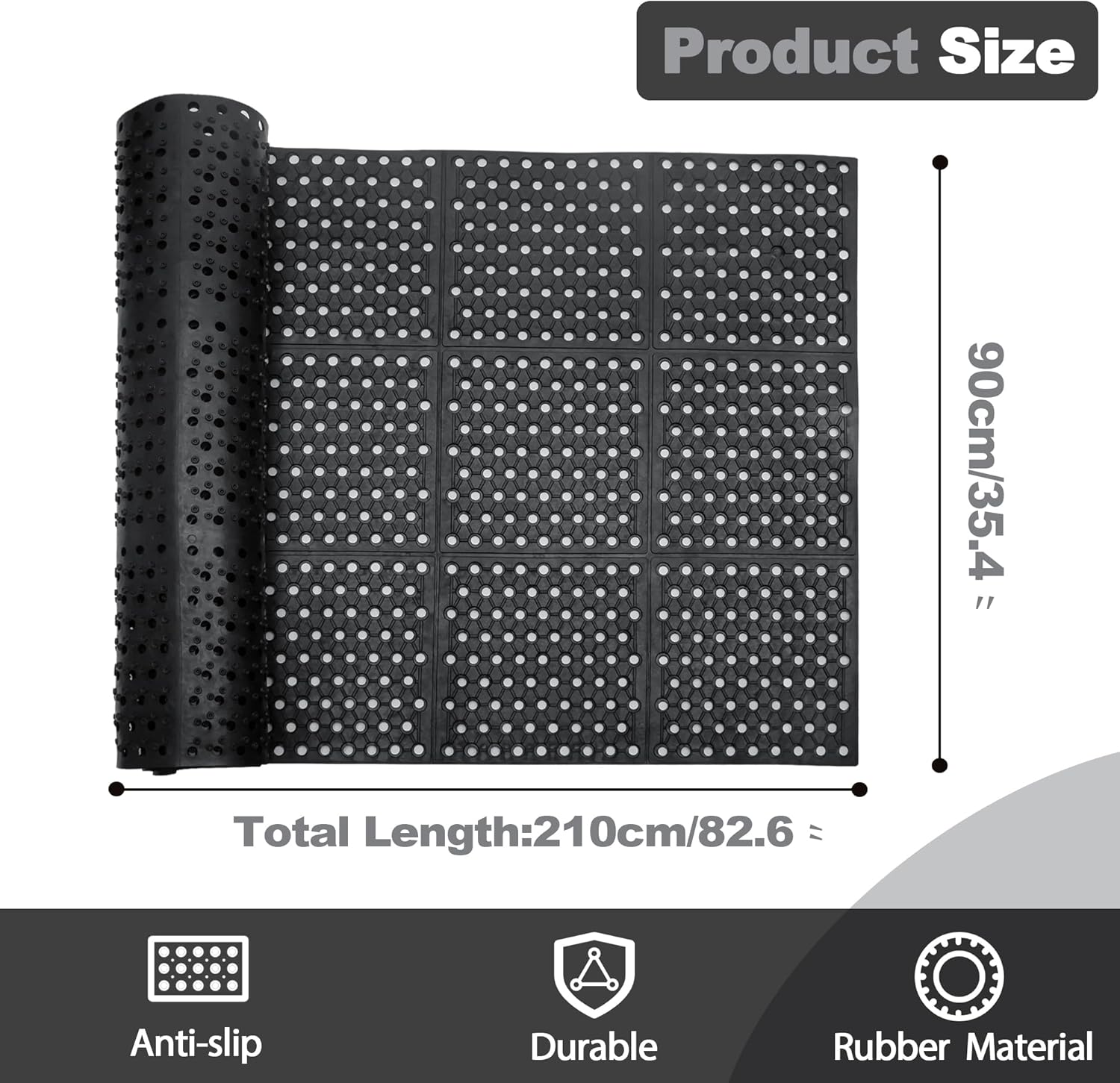 Commercial Anti-Fatigue Draina - Anti Fatigue Mat avaliação e preço