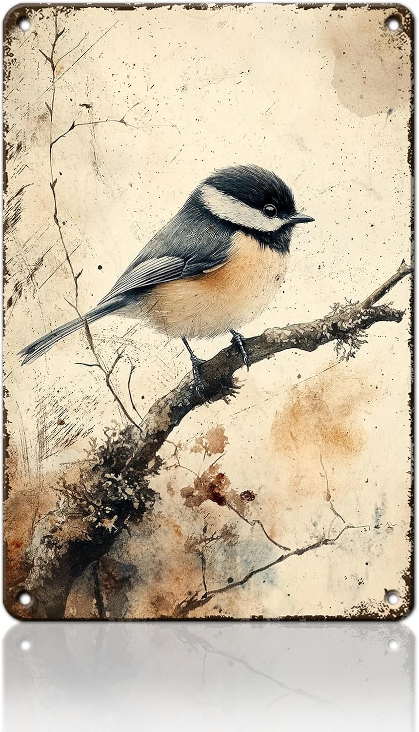PEACHGARDEN Bird Chickadee Wil - Home Office Kitchen avaliação e preço