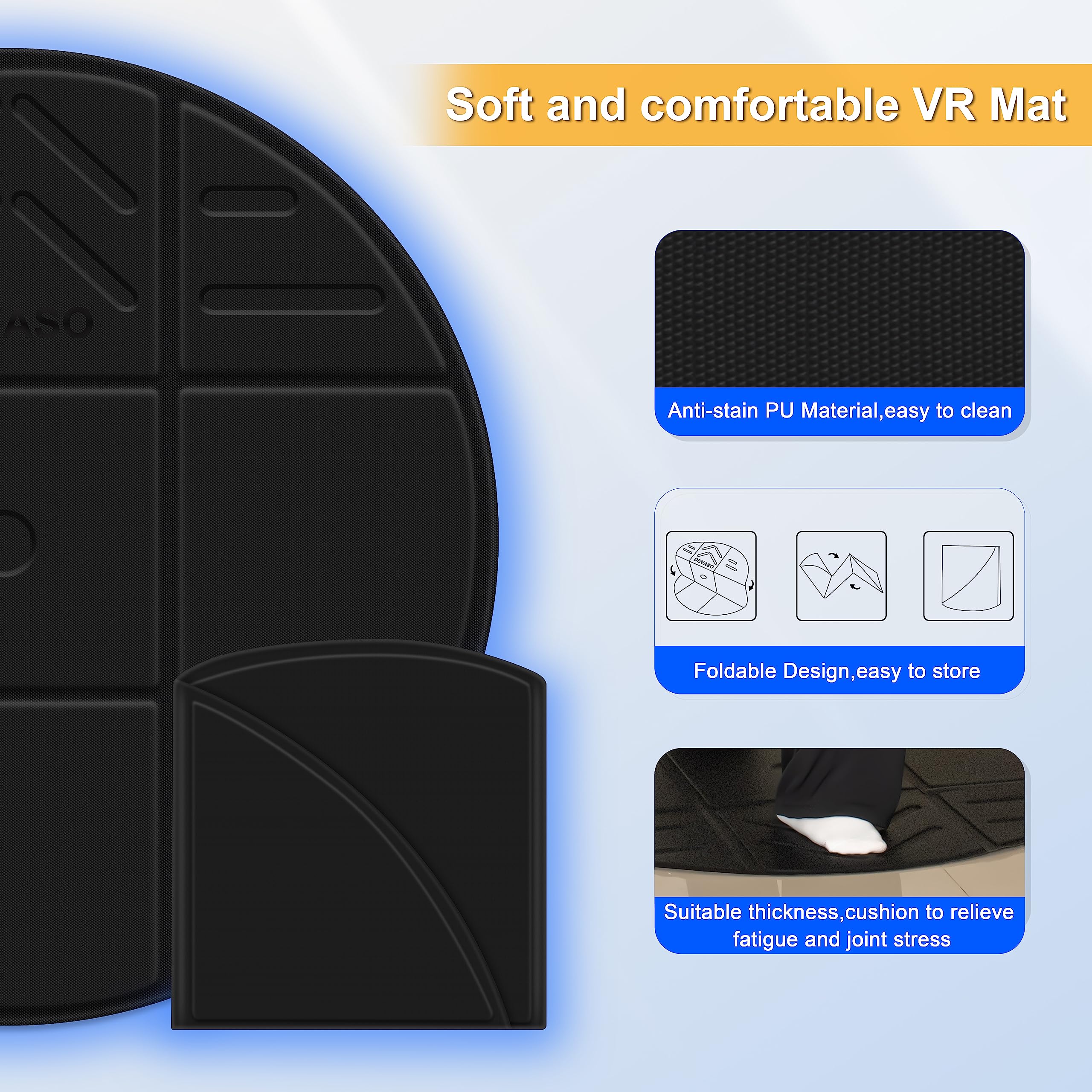 Foldable VR Mat for Meta Quest - Anti Fatigue Mat avaliação e preço