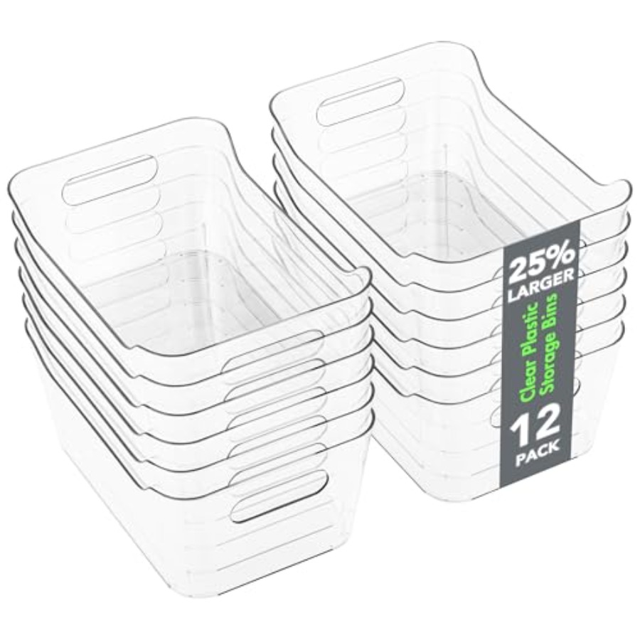 202612 Pack Plastic Storage Bi - Home Office Kitchen avaliação e preço