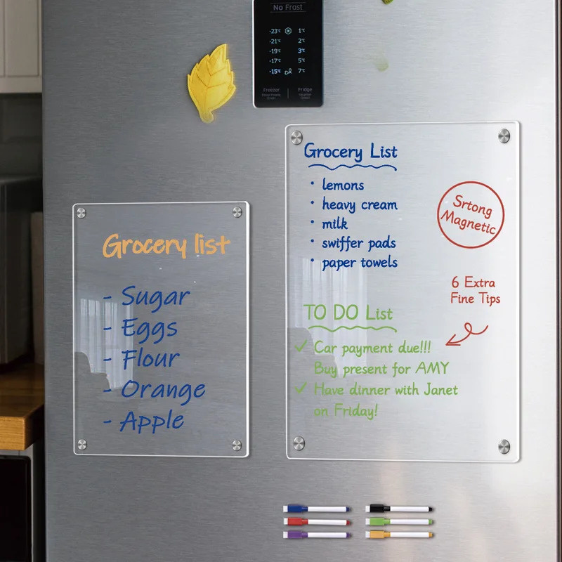 Reusable Magnetic Dry Erase Ca - Magnetic Calendar Board avaliação e preço