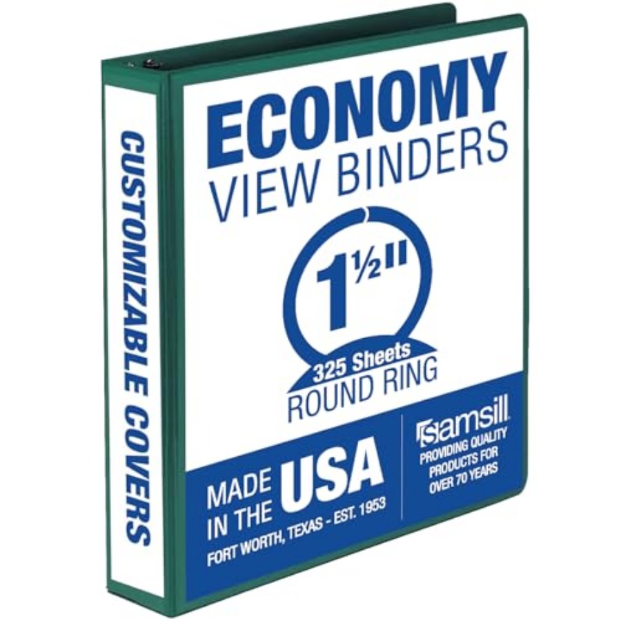 1.5 Inch 3 Ring Binder, Econom - Home Office With View avaliação e preço