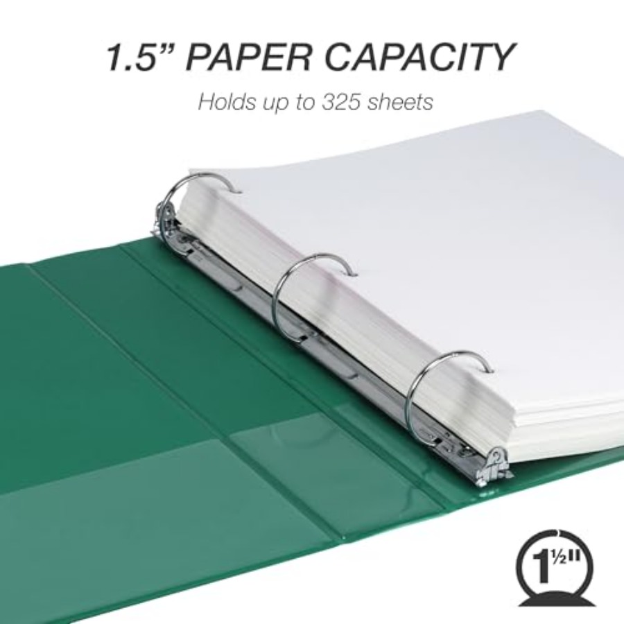1.5 Inch 3 Ring Binder, Econom - Home Office With View avaliação e preço