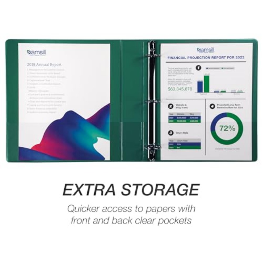 1.5 Inch 3 Ring Binder, Econom - Home Office With View avaliação e preço