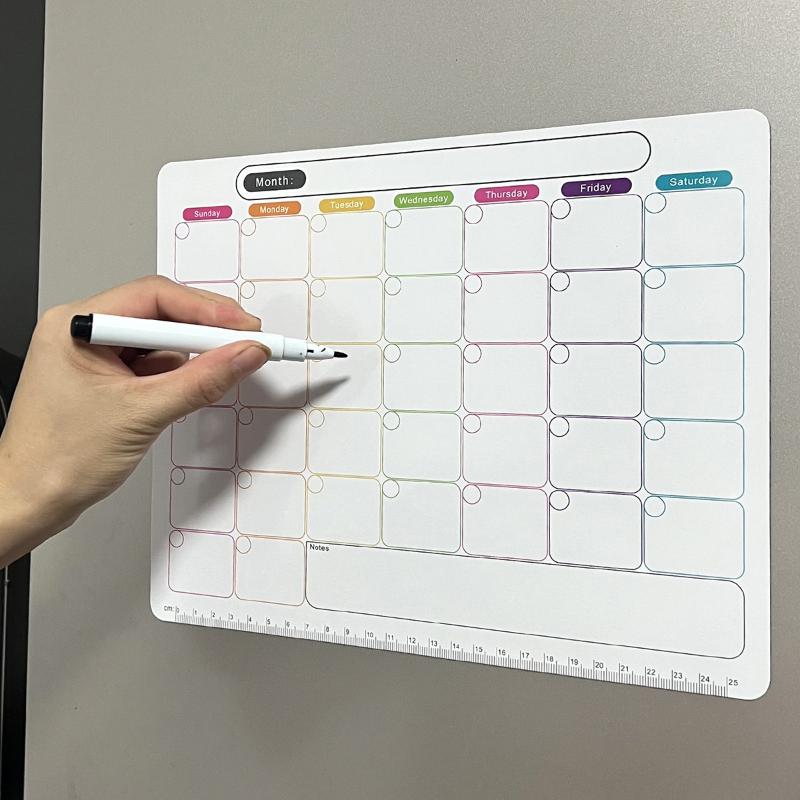 Hot Sale Magnetic Refrigerator - Magnetic Calendar Board avaliação e preço