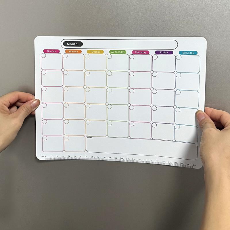 Hot Sale Magnetic Refrigerator - Magnetic Calendar Board avaliação e preço