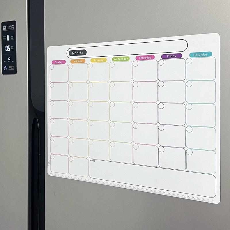 Hot Sale Magnetic Refrigerator - Magnetic Calendar Board avaliação e preço