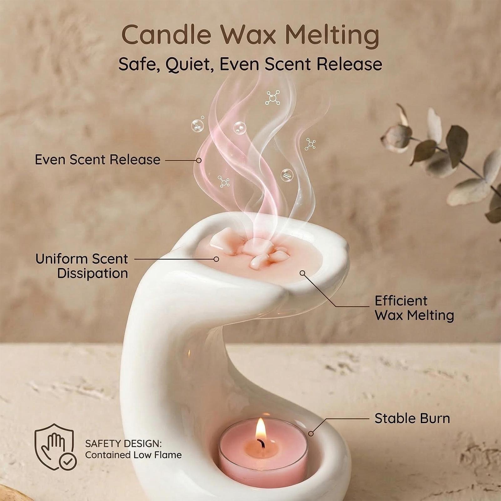 Tealight Wax Melt Warmer Palm  - Home Office Kitchen avaliação e preço