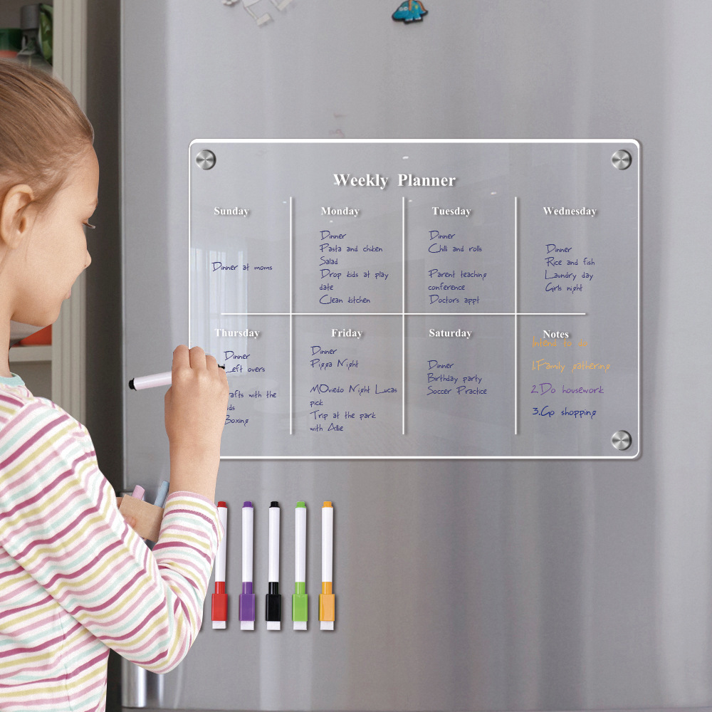 Fridge Magnet Calendar Board W - Magnetic Calendar Board avaliação e preço