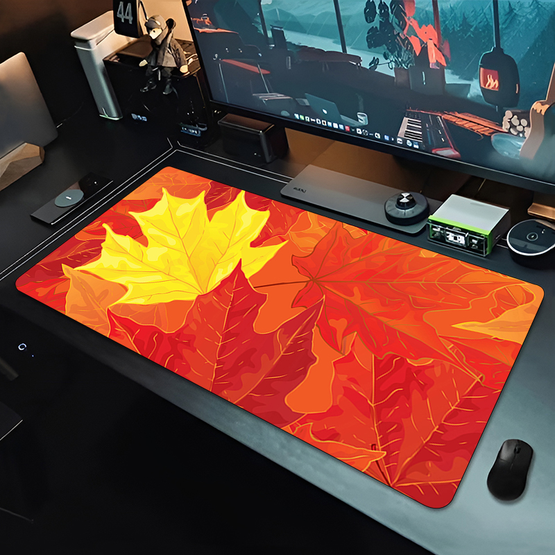 Green Tropical Plants Desk Mat - Home Office Word avaliação e preço