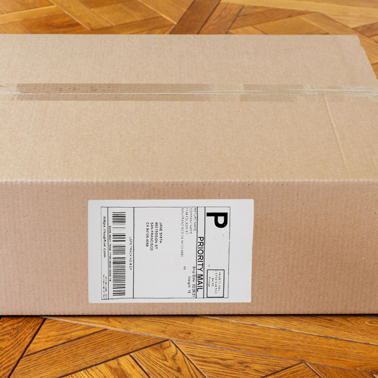 500Pcs Thermal Printer Labels  - Address Home Office avaliação e preço