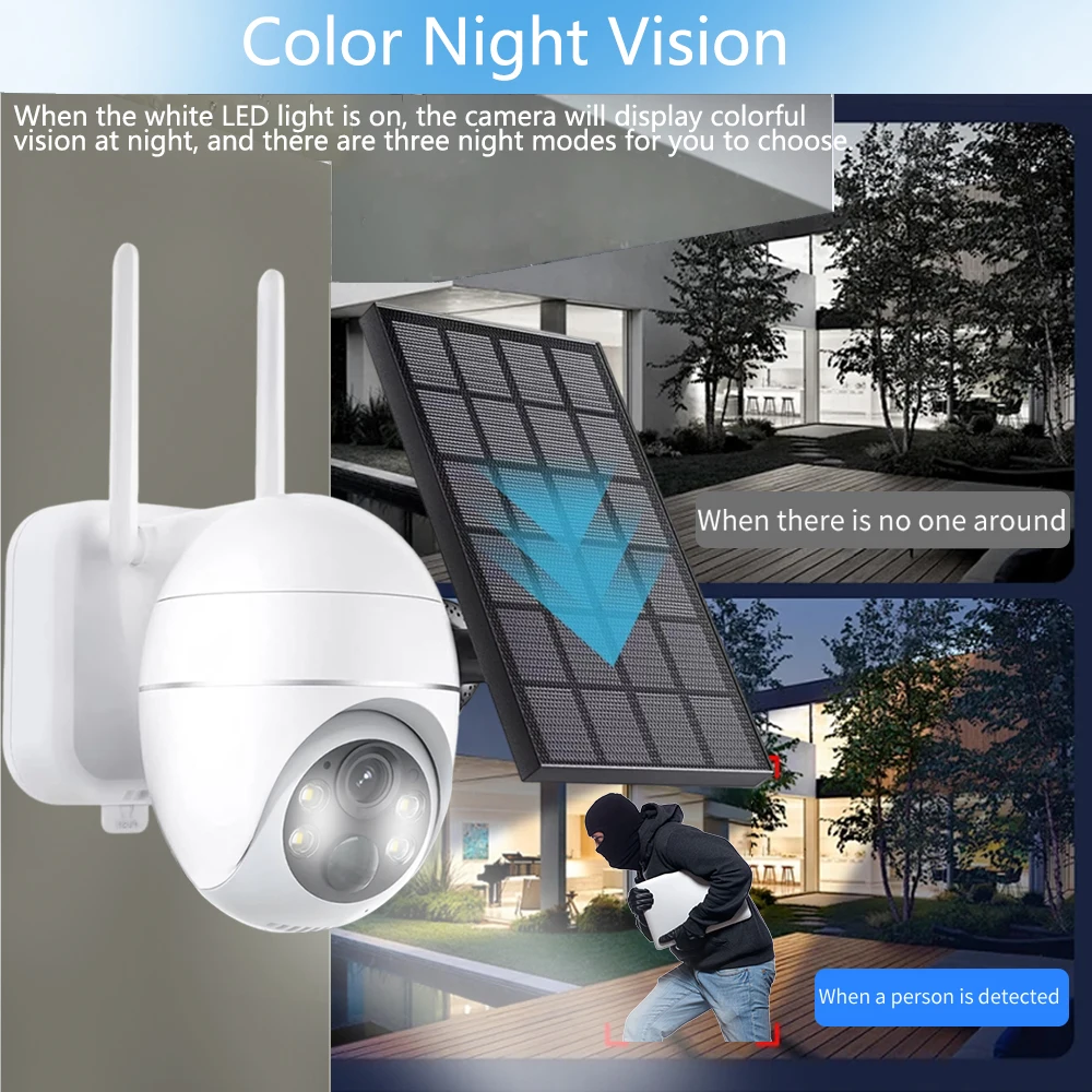 5MP Outdoor 4G SIM Card Solar- - Home Office With View avaliação e preço