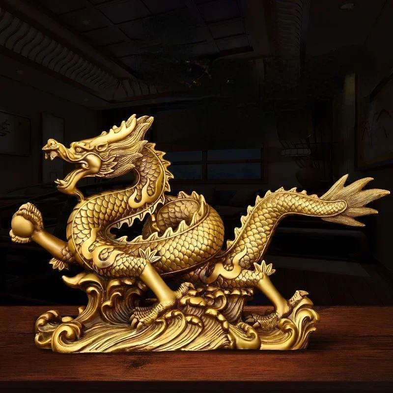 Feng Shui Lucky Copper Dragon  - Home Office Feng Shui avaliação e preço