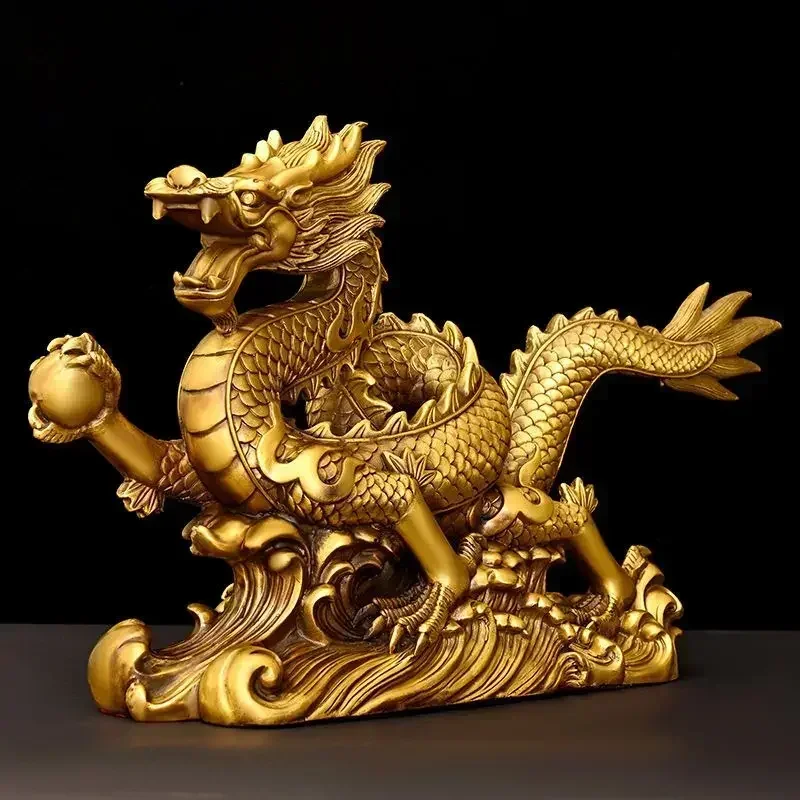 Feng Shui Lucky Copper Dragon  - Home Office Feng Shui avaliação e preço