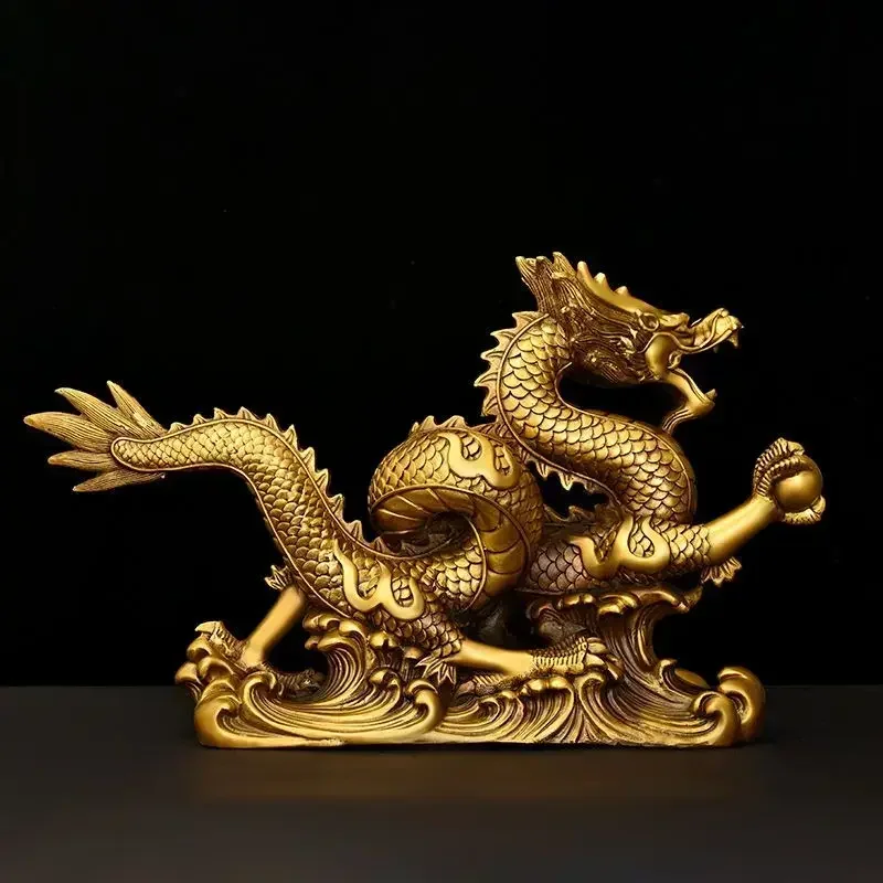 Feng Shui Lucky Copper Dragon  - Home Office Feng Shui avaliação e preço