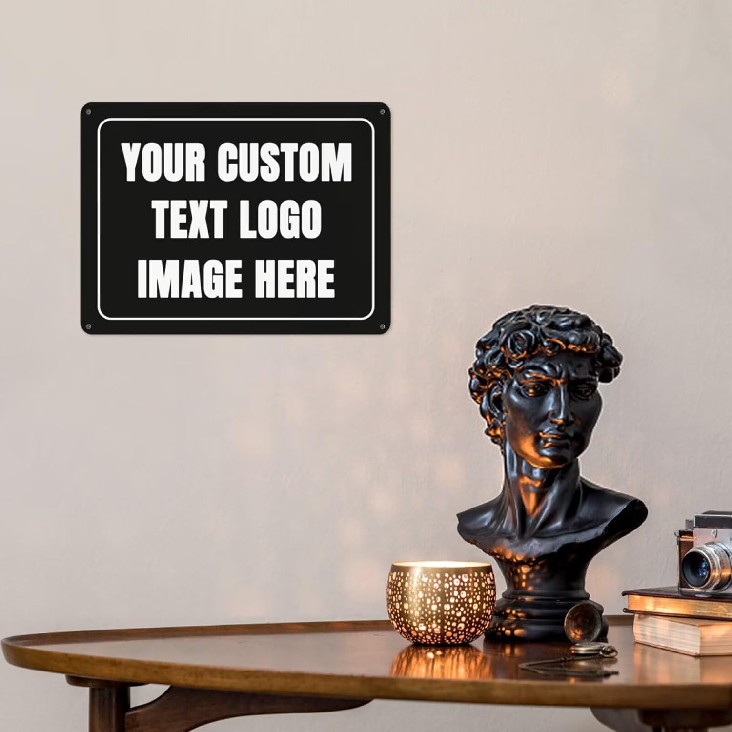 Custom Sign Personalized Metal - Home Office Kitchen avaliação e preço