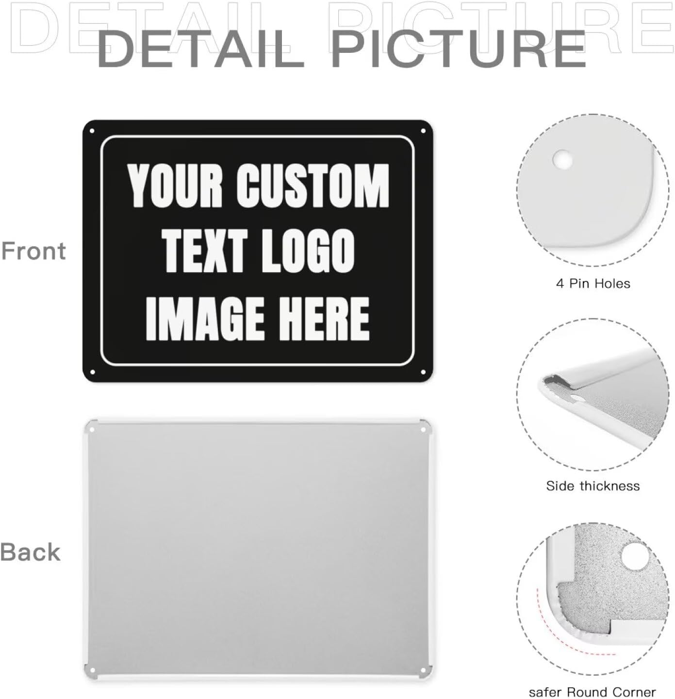 Custom Sign Personalized Metal - Home Office Kitchen avaliação e preço