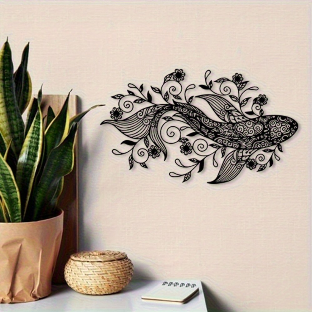 1pc Vintage Koi Fish Metal Wal - Home Office Feng Shui avaliação e preço