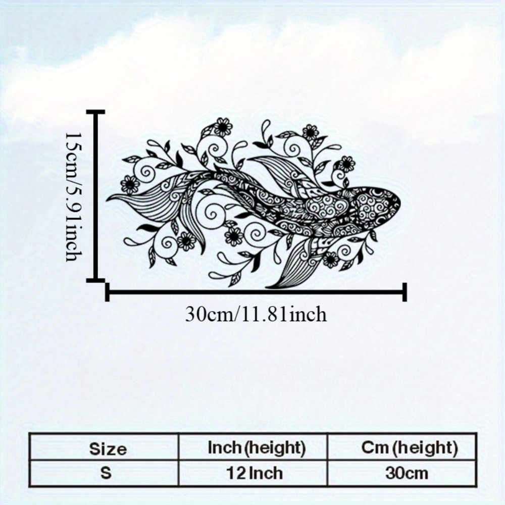 1pc Vintage Koi Fish Metal Wal - Home Office Feng Shui avaliação e preço