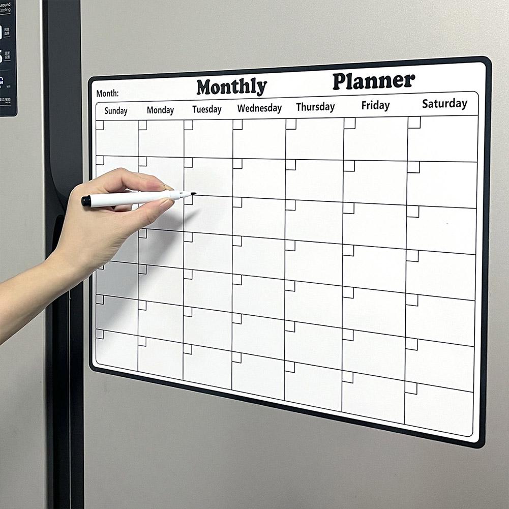 Stylish Magnetic Dry Erase Cal - Magnetic Calendar Board avaliação e preço
