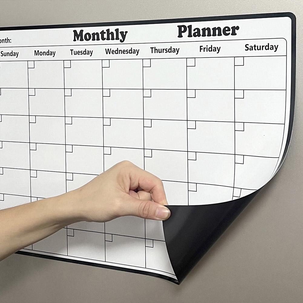 Stylish Magnetic Dry Erase Cal - Magnetic Calendar Board avaliação e preço