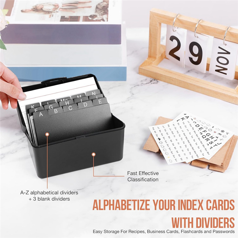 3Inchx5inch Index Card Holder  - Address Home Office avaliação e preço