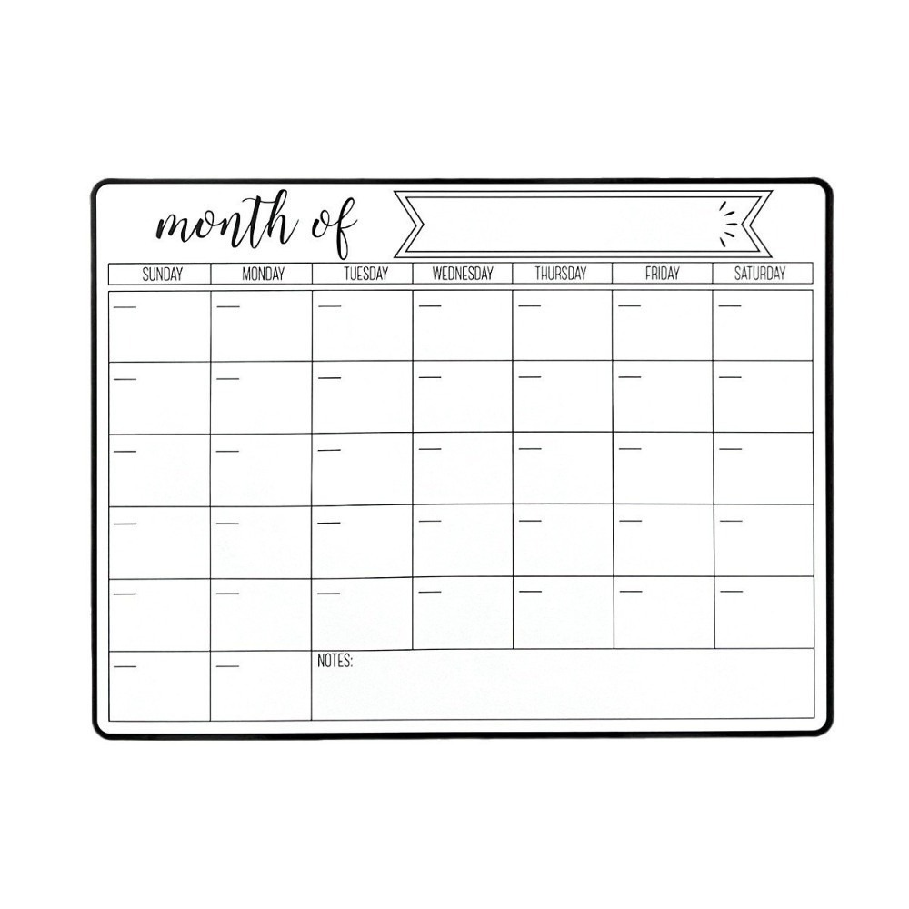 Portable Magnetic Dry Erase Ca - Magnetic Calendar Board avaliação e preço