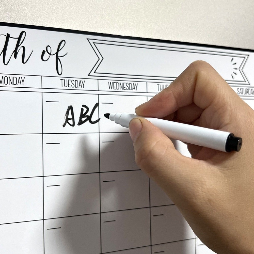 Portable Magnetic Dry Erase Ca - Magnetic Calendar Board avaliação e preço