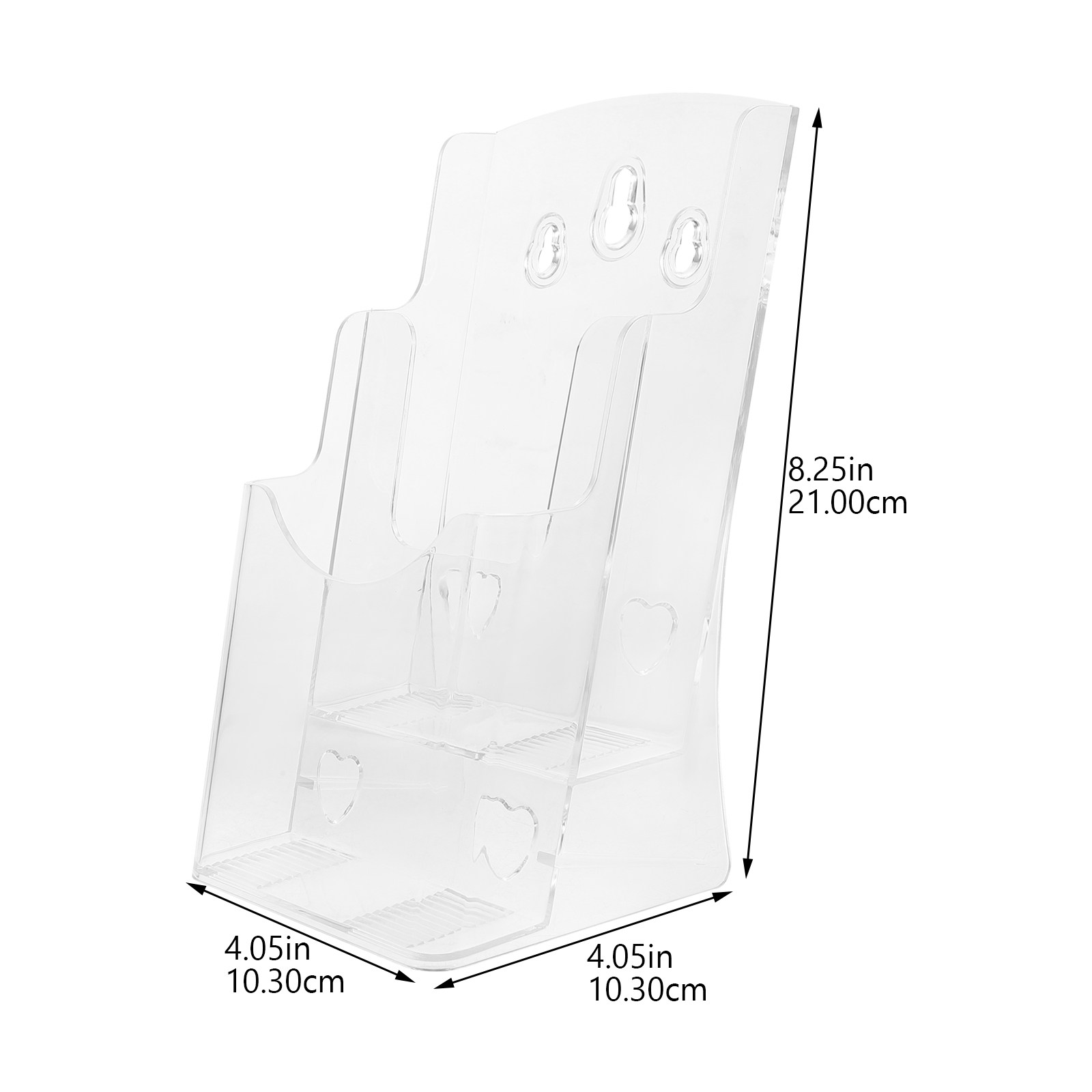 Clear File Rack Wall Mount Des - Document Holder Stand avaliação e preço