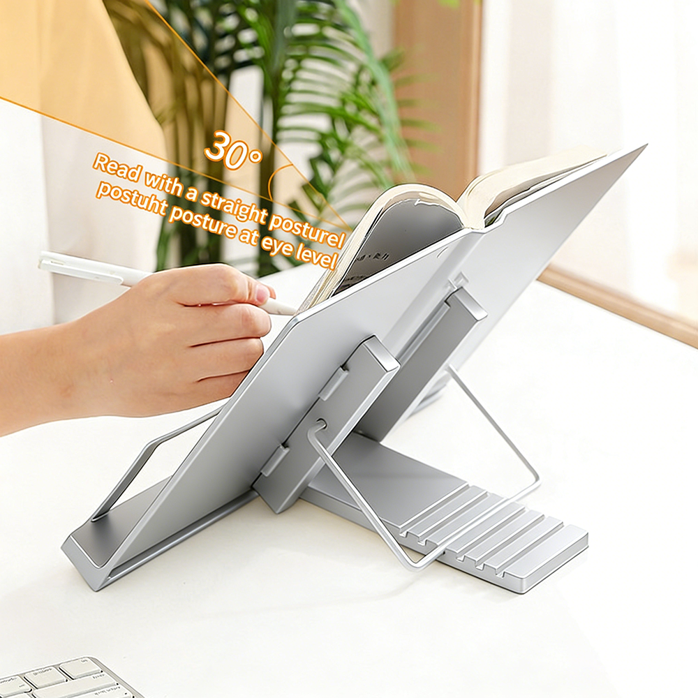 6-Level Adjustable Foldable Bo - Document Holder Stand avaliação e preço