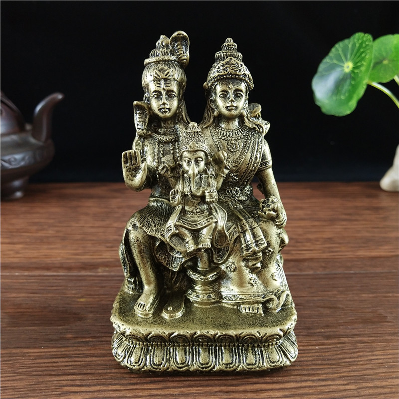 Bronze Color Shiva Statue Hind - Home Office Feng Shui avaliação e preço