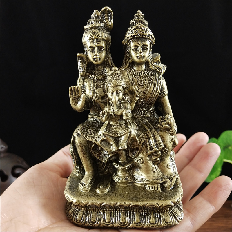Bronze Color Shiva Statue Hind - Home Office Feng Shui avaliação e preço