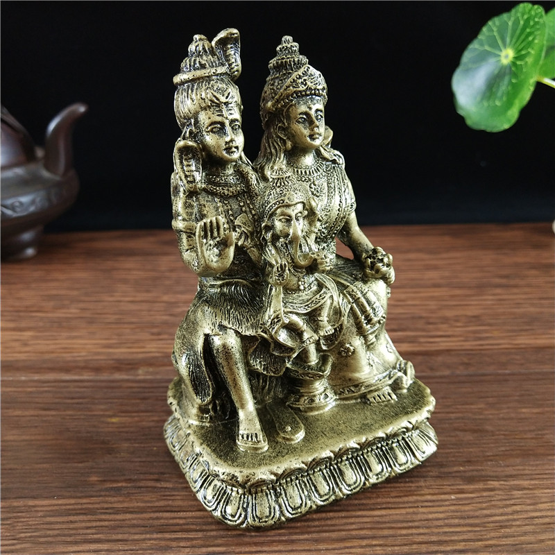 Bronze Color Shiva Statue Hind - Home Office Feng Shui avaliação e preço