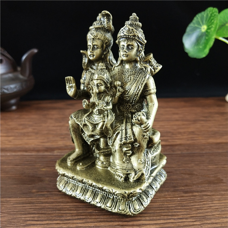 Bronze Color Shiva Statue Hind - Home Office Feng Shui avaliação e preço