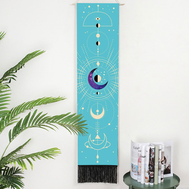 Changing Moon Phase Tapestry W - Home Office Background avaliação e preço