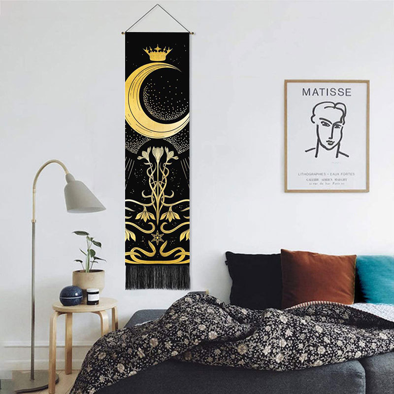 Changing Moon Phase Tapestry W - Home Office Background avaliação e preço
