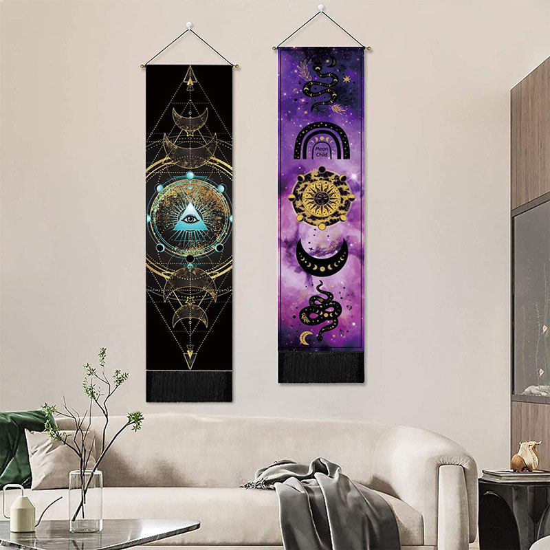 Changing Moon Phase Tapestry W - Home Office Background avaliação e preço