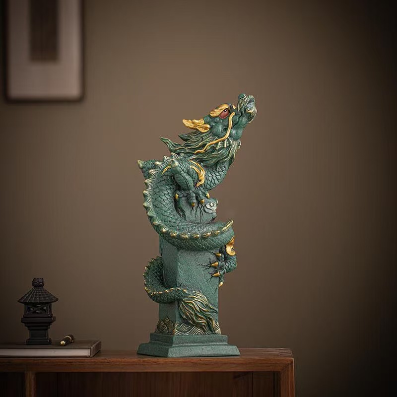 Sandstone Zodiac Panlong Drago - Home Office Feng Shui avaliação e preço