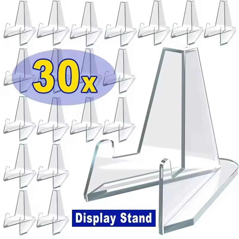 30-1PCS Triangular Card Displa - Document Holder Stand avaliação e preço