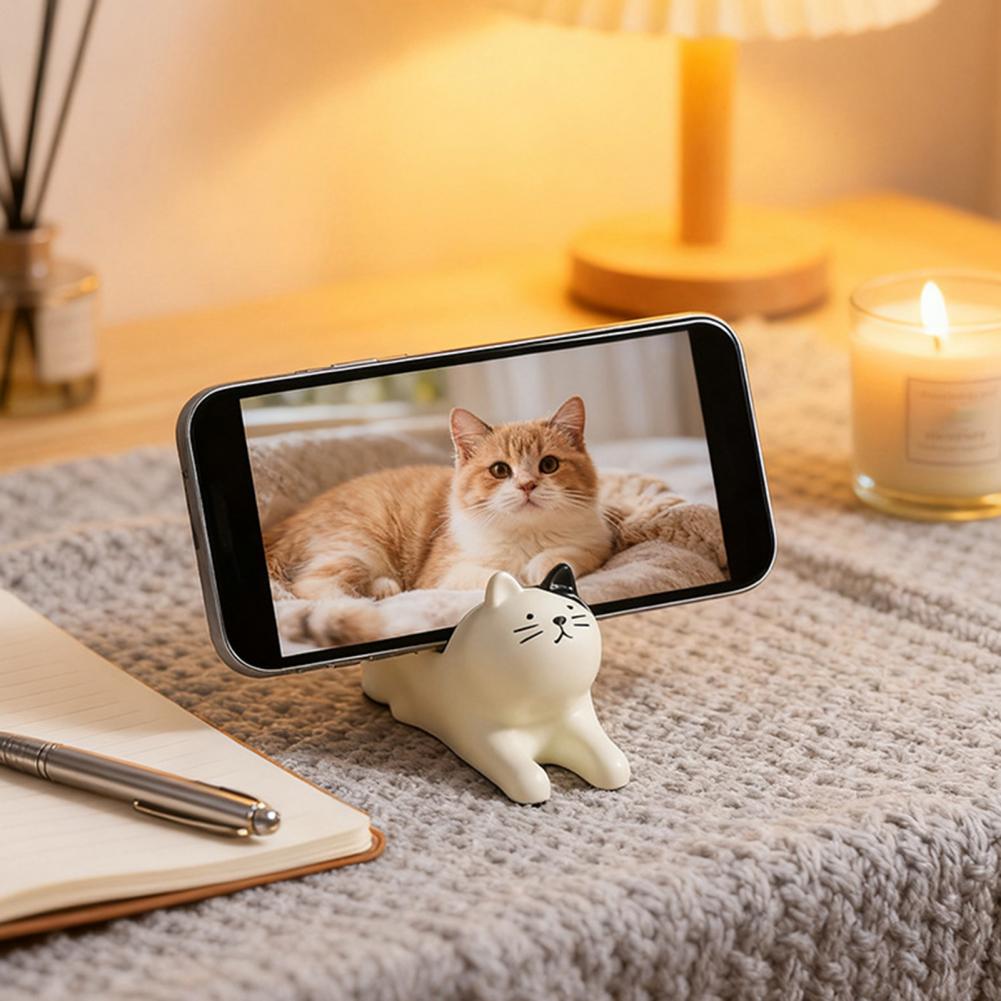 Cute Cat Desk Accessory Cute C - Home Office With View avaliação e preço