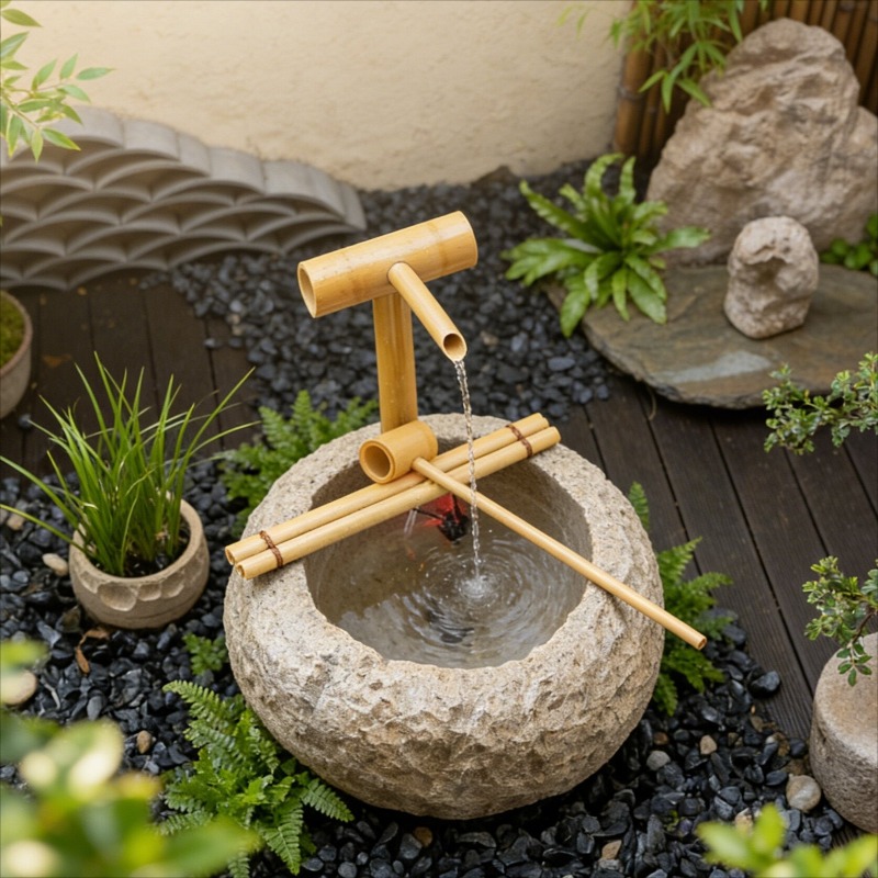 Outdoor Water Fountain  Zen Fl - Home Office Feng Shui avaliação e preço