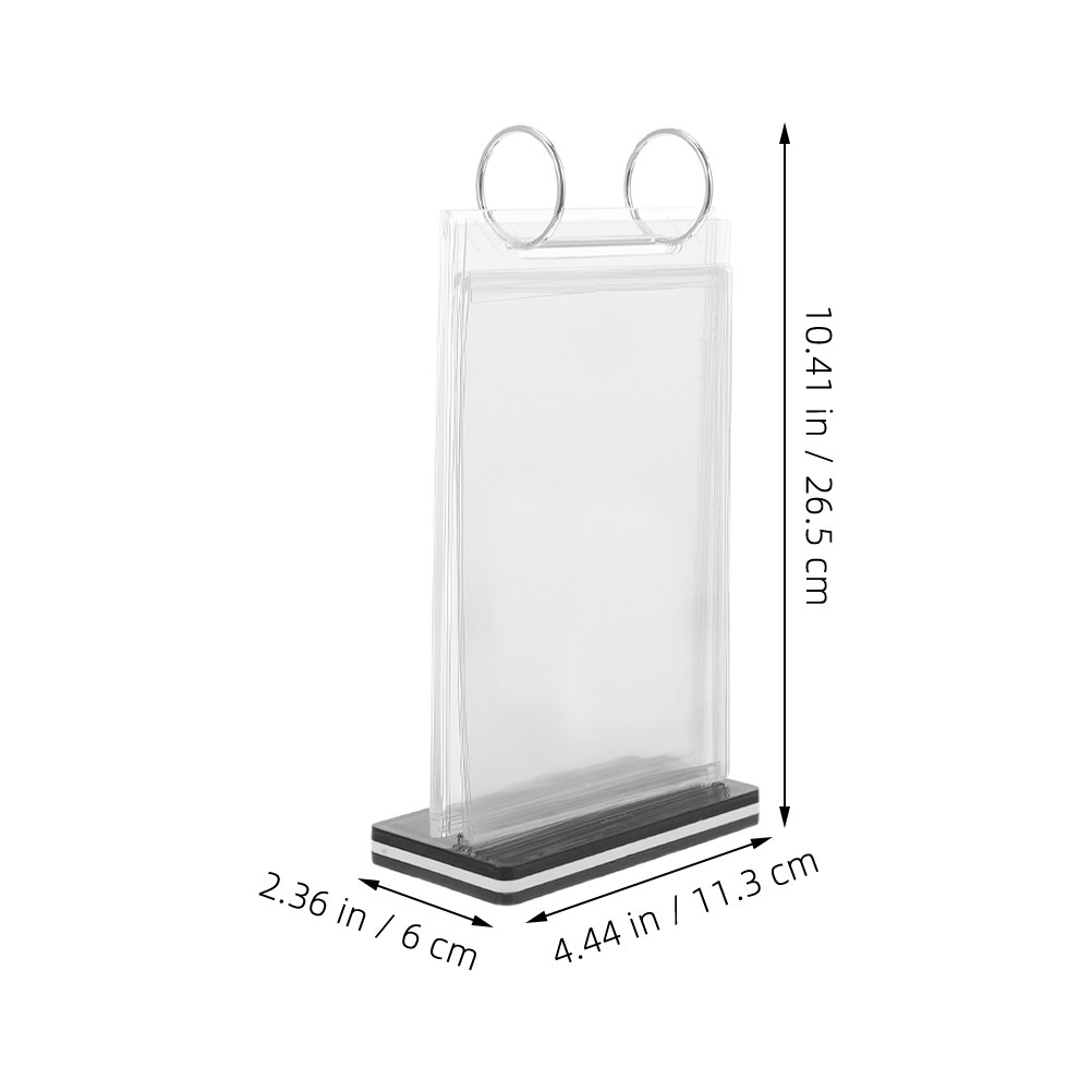 2Pcs Freestanding Flip Menu St - Document Holder Stand avaliação e preço