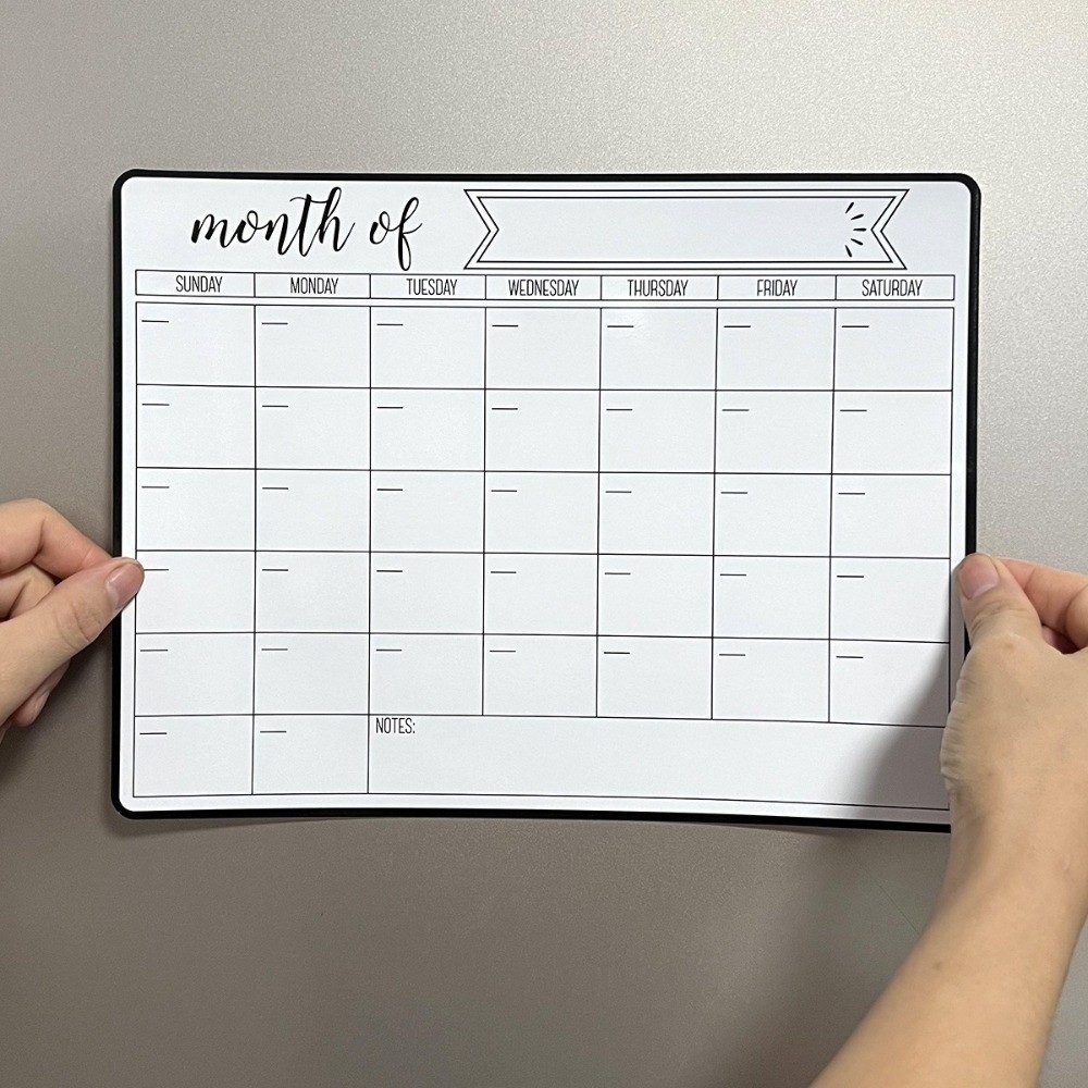 New Magnetic Dry Erase Calenda - Magnetic Calendar Board avaliação e preço
