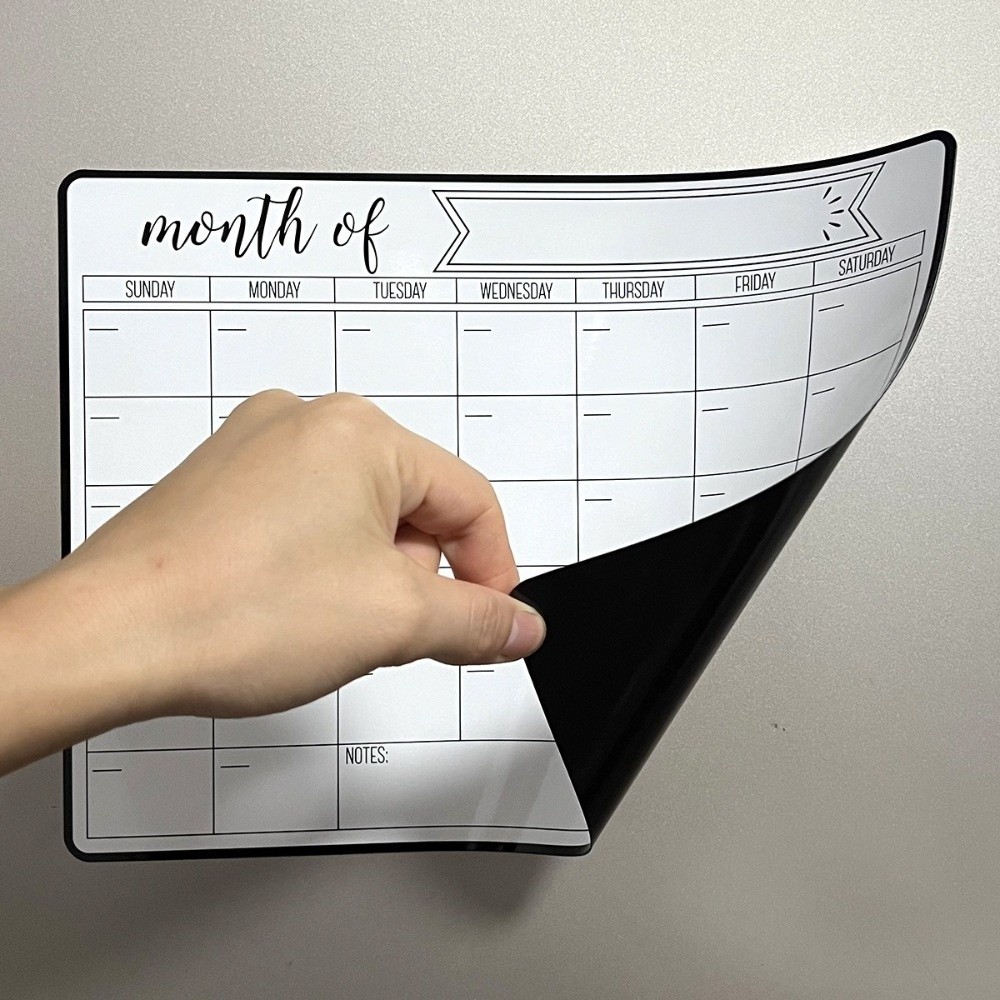 New Magnetic Dry Erase Calenda - Magnetic Calendar Board avaliação e preço