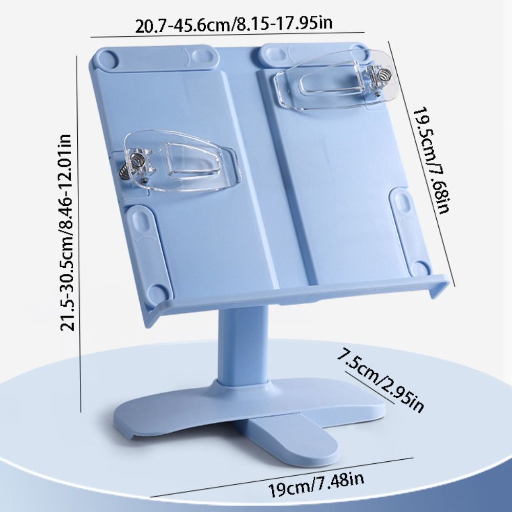 Adjustable Angle Height Desk B - Document Holder Stand avaliação e preço