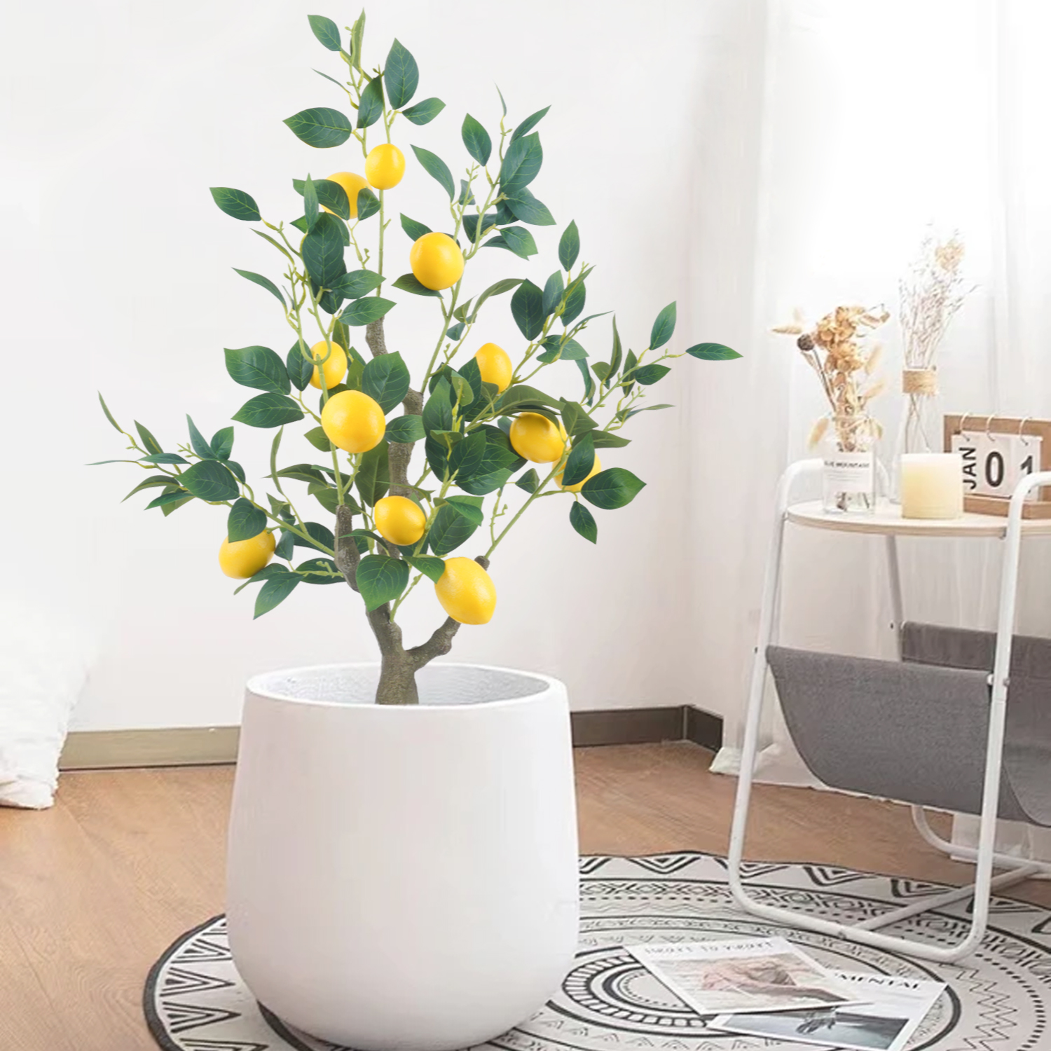 Uflower Artificial Lemon Tree  - Home Office Word avaliação e preço