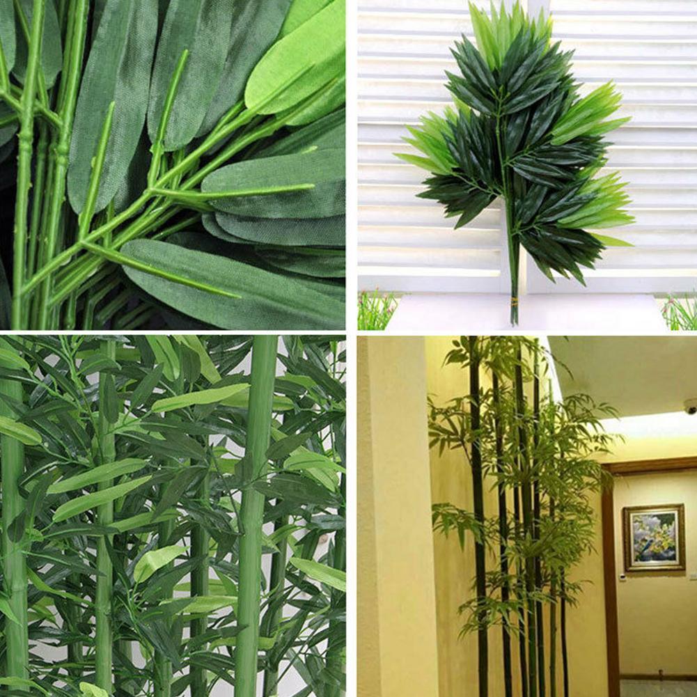 10pcs Artificial Green Bamboo  - Home Office Word avaliação e preço
